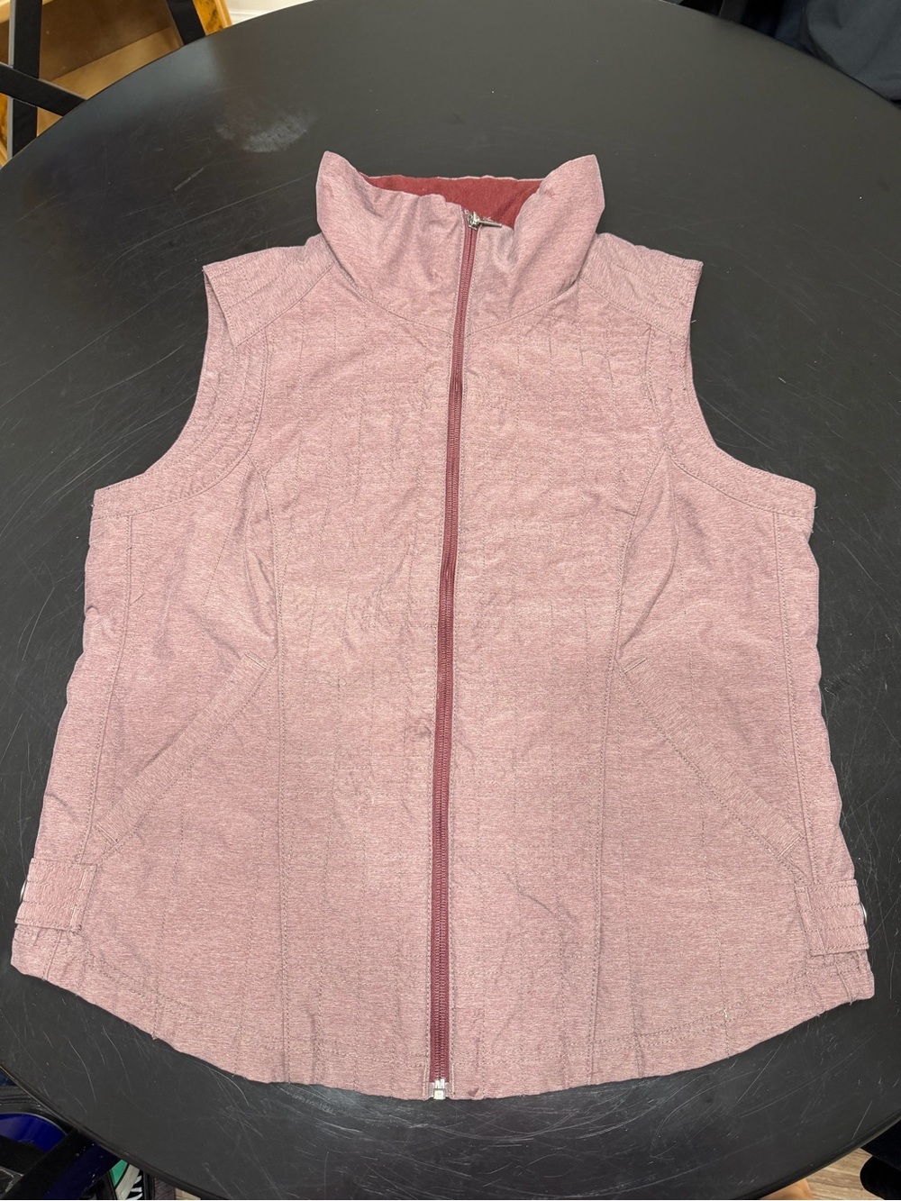 Columbia Dusty Rose Quilted Zip-Front Vest
